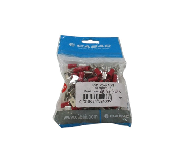 CABAC PB1.25-6.4DG (PKG OF 50)  NSMP