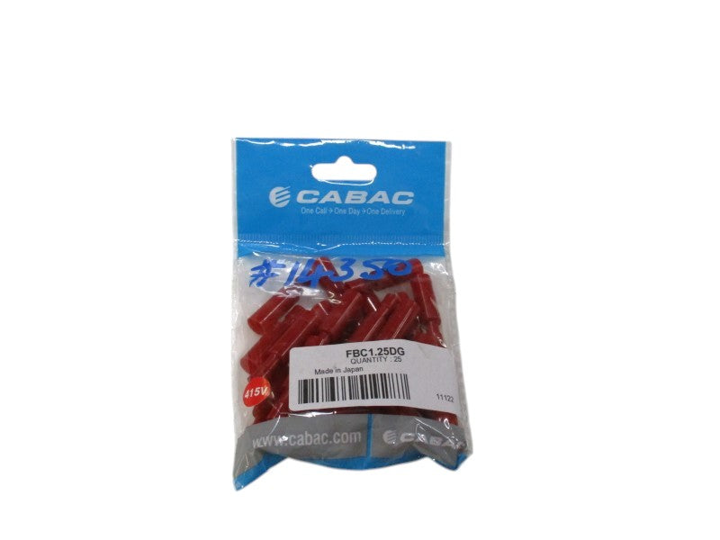 CABAC FBC1.25DG (PKG OF 25)  NSMP