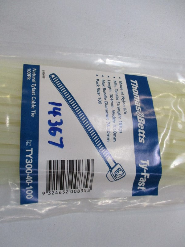 THOMAS & BETTS TY300-40-100 (PKG OF 100)  NSMP