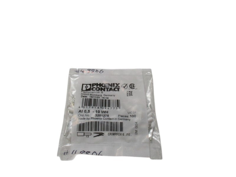 PHOENIX CONTACT AI0,5-10WH (PKG OF 100)  NSMP