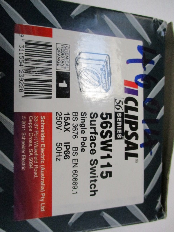 CLIPSAL 56SW115 15AX NSMP