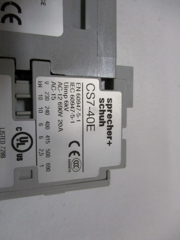 SPRECHER+SCHUH CS7-40E NSMP