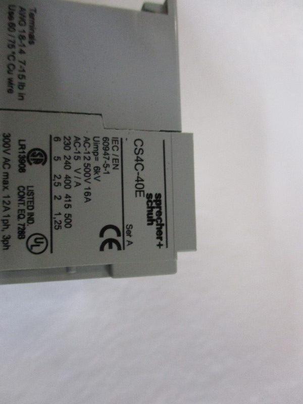 SPRECHER+SCHUH CS4C40E NSMP