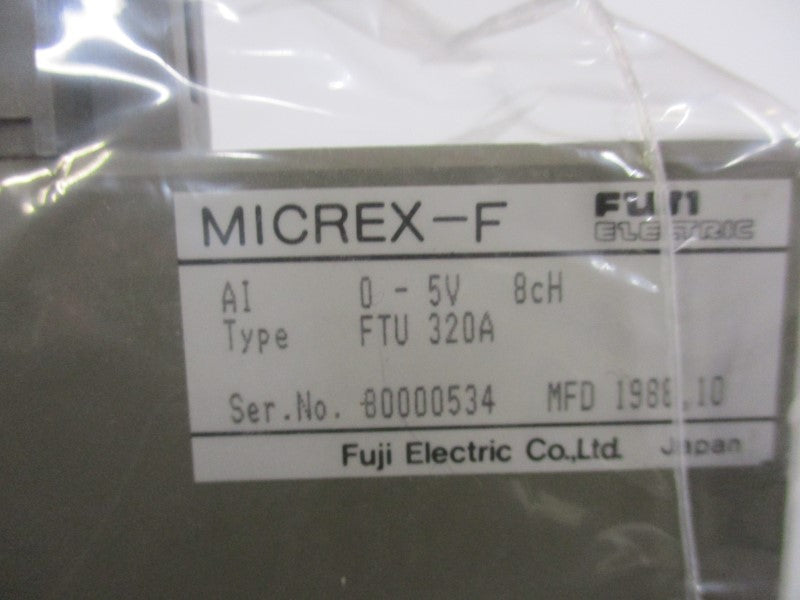 FUJI ELECTRIC FTU320A MICREX-F NSMP