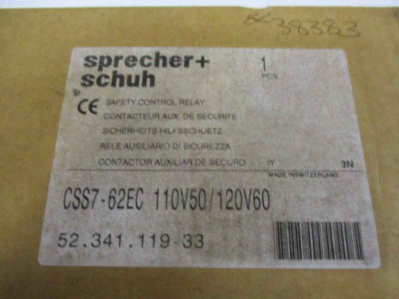 SPRECHER+SCHUH CSS7-62EC-110V50/120V60 NSMP