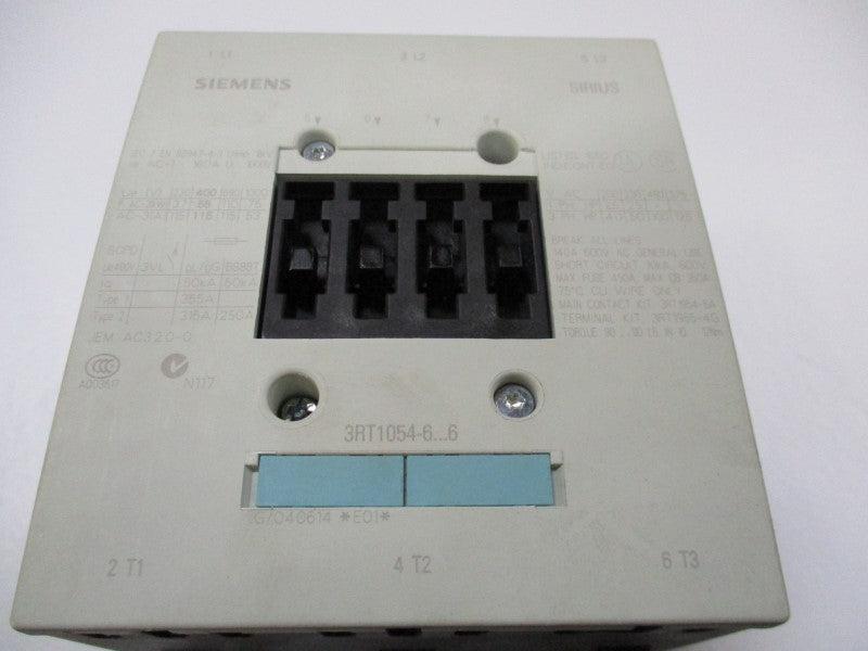 SIEMENS 3RT1054-6LA06 400V NSMP