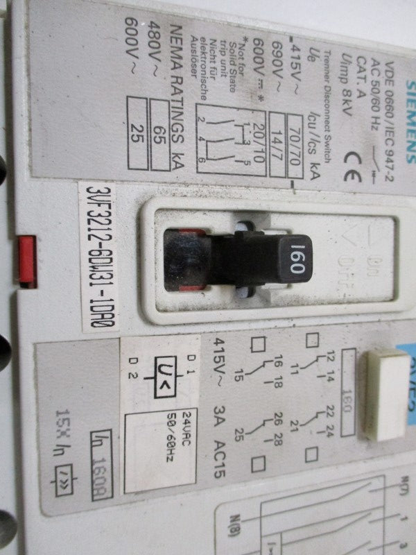 SIEMENS 3VF3212-6DW31-1DA0 NSMP