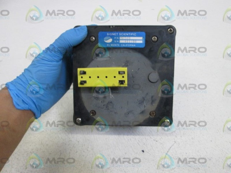 SIGNET SCIENTIFIC FLOWMETER 0-12GPM MK509  UNMP