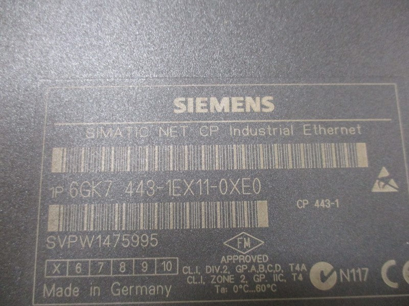 SIEMENS 6GK7443-1EX11-0XE0 (AS PICTURED)  NSMP