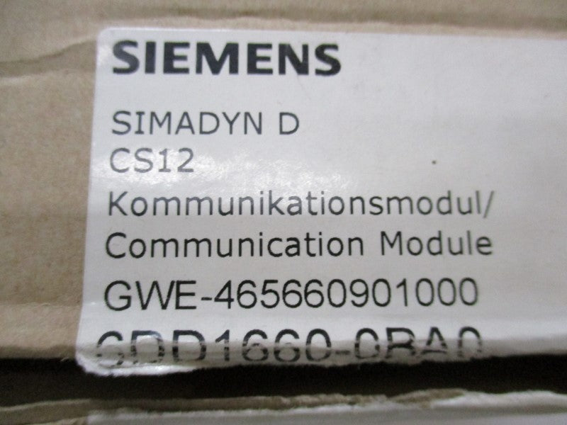 SIEMENS 6DD1660-0BA0  NSMP