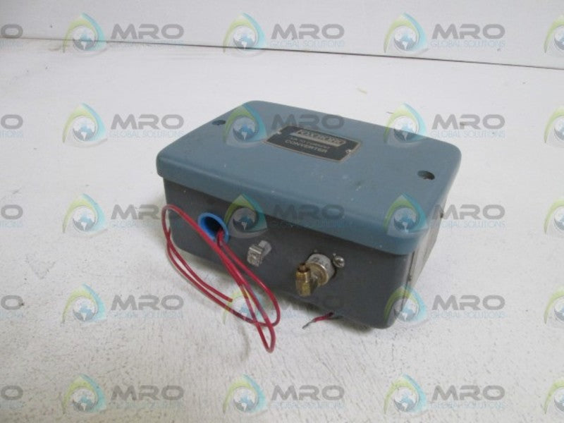 FOXBORO CONVERTER E92-FFB2I UNMP