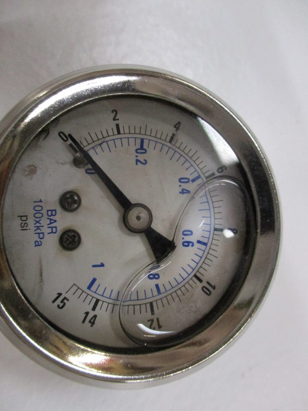 GAUGE 201L-204B 0-15PSI NSMP