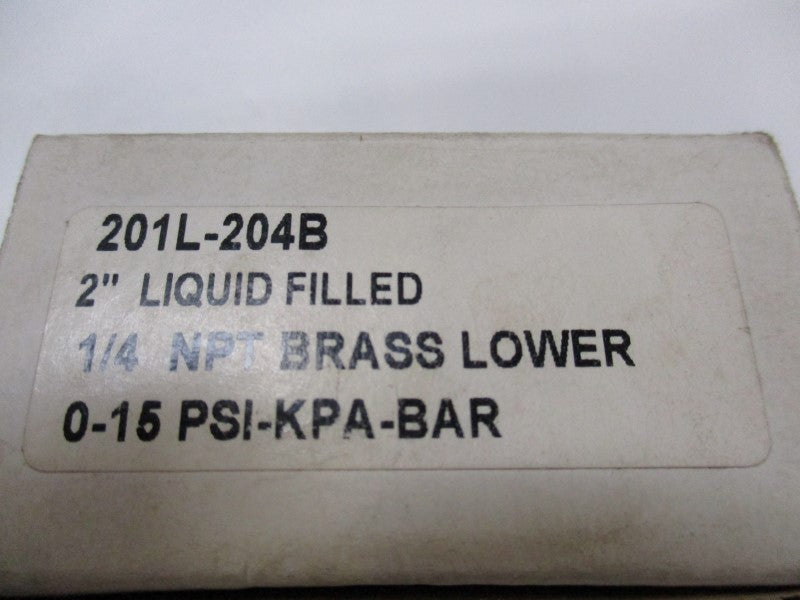 GAUGE 201L-204B 0-15PSI NSMP