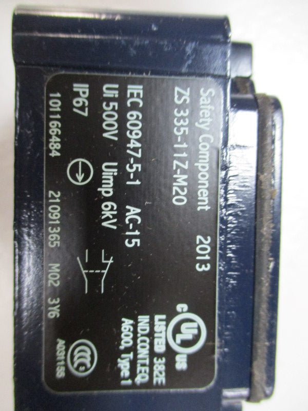 SCHMERSAL ZS335-11Z-M20 NSMP