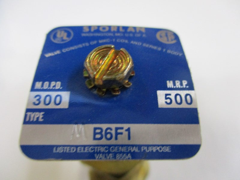 SPORLAN MB6F1 3/8" NSMP