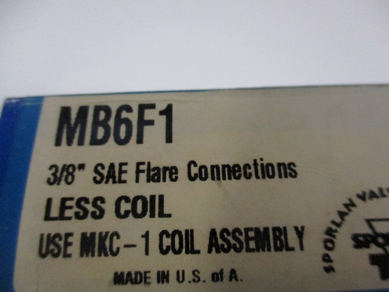 SPORLAN MB6F1 3/8" NSMP