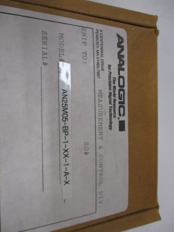 ANALOGIC AN25M05-BP-1-XX-1-A-X NSMP