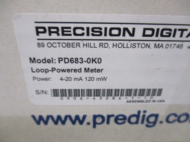 PRECISION DIGITAL PD638-0K0 NSMP