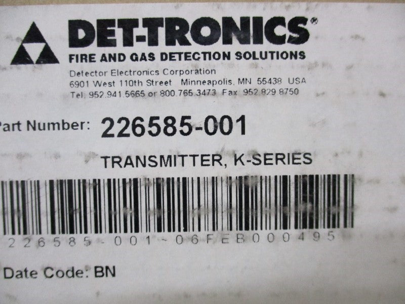 DET-TRONICS 226585-001 NSMP