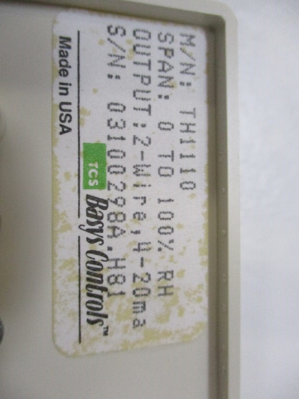 BASYS CONTROLS TH1110 NSMP