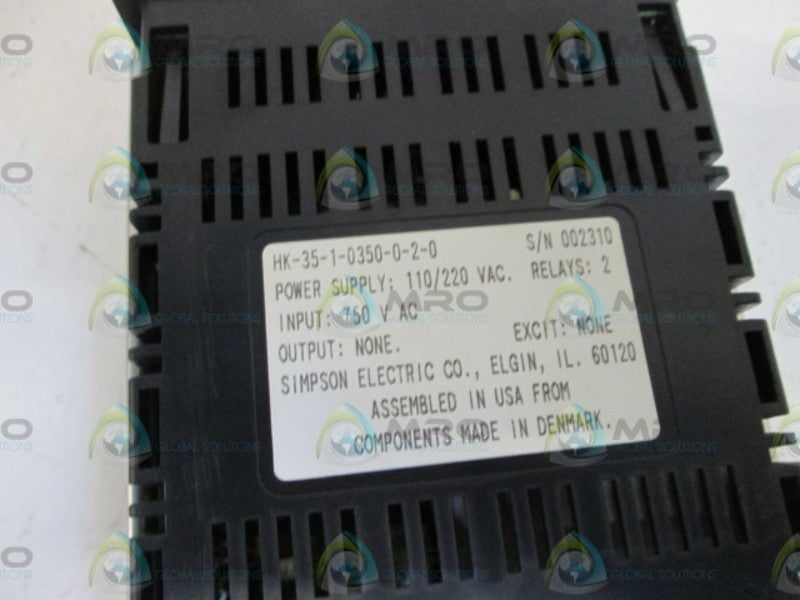 SIMPSON HK-35-1-0350-0-2-0 UNMP