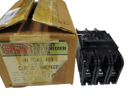 HEINEMANN CF3-Z33-2 CF3-G8-AB HH83XB403 CIRCUIT BREAKER 62A 480V NSMP