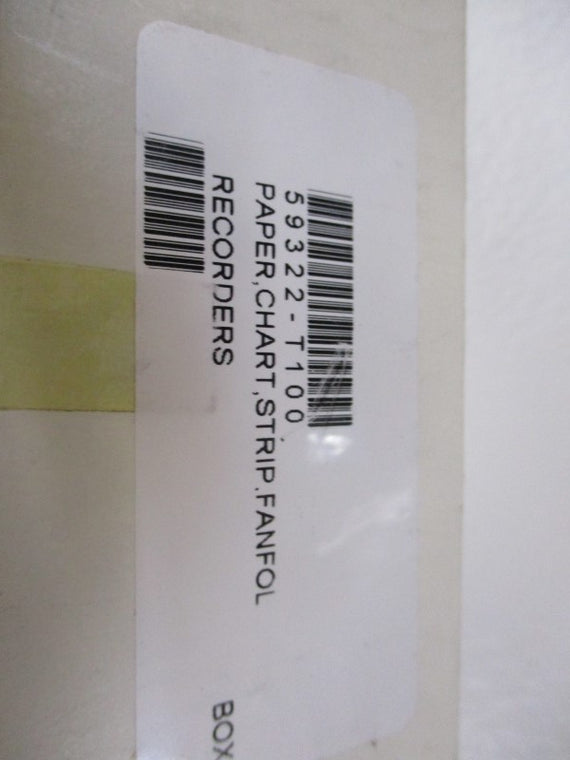 CHART RECORDER PAPER 59322-T100 NSMP