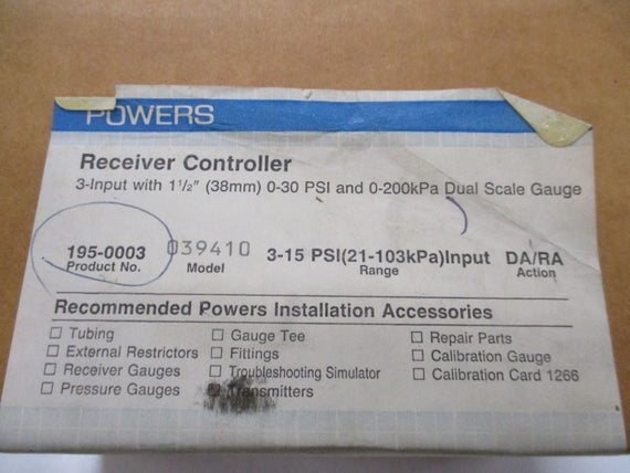 POWERS 195-0003 NSMP