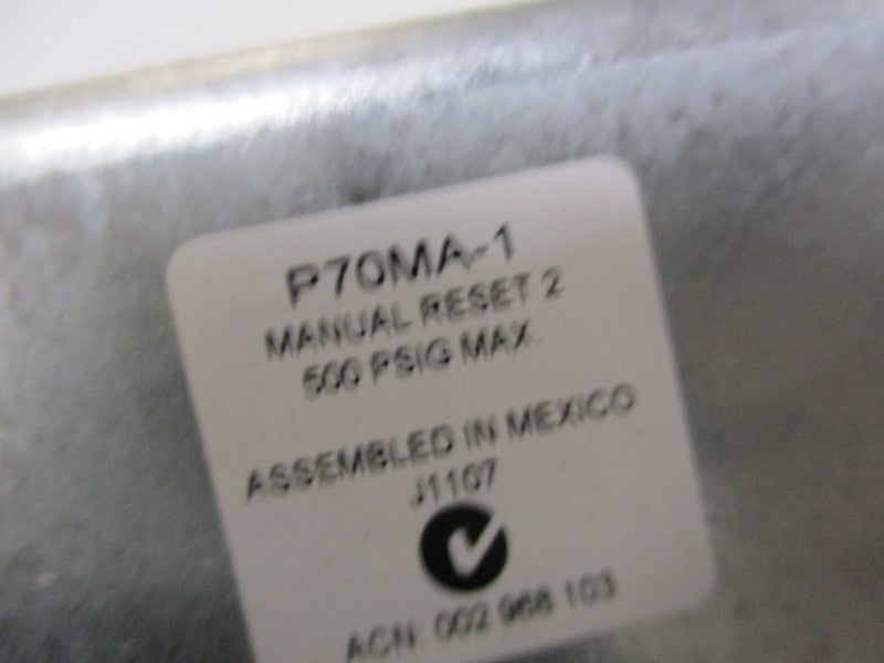 JOHNSON CONTROLS P70MA-1C 100/500PSI NSMP