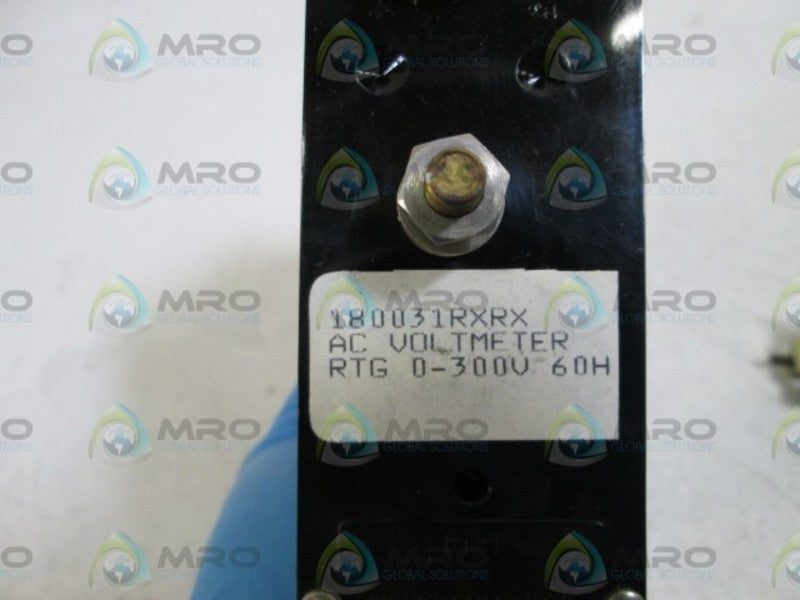 GENERAL ELECTRIC 0-300 ACVOLTMETER 180031RXRX  NSNP