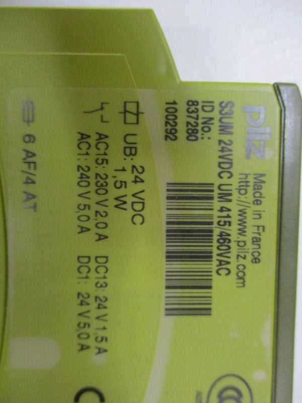 PILZ S3UM24VDCUM415/460VAC NSMP