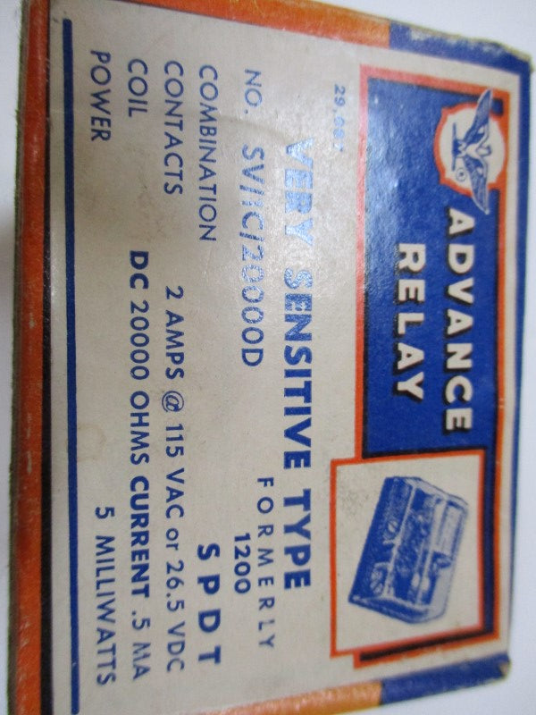ADVANCE RELAY SV/1C/20000D NSMP