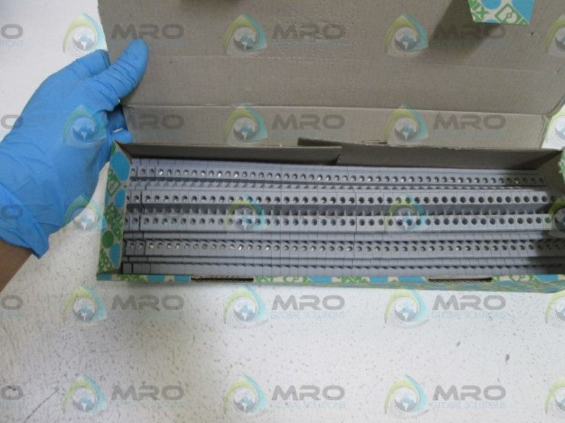 LOT OF 50 PHOENIX CONTACT TERMINAL BLOCK PIK 4-L/L NSMP