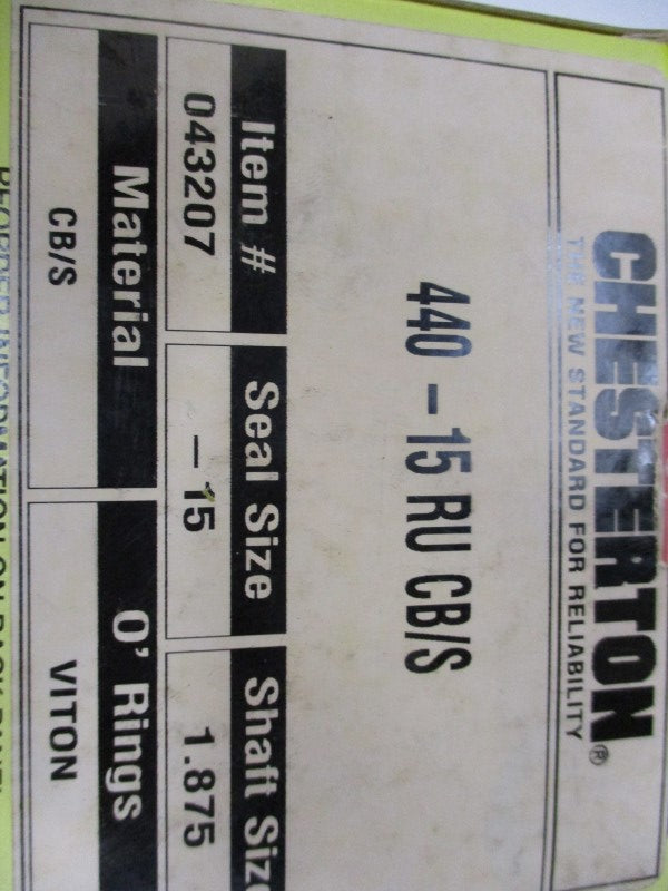 CHESTERTON 440-15RUCB/S 1.875" NSMP