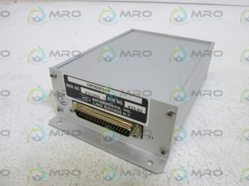 ASTROSYSTEMS, INC. INTERFACE MODULE P1C200  NSNP