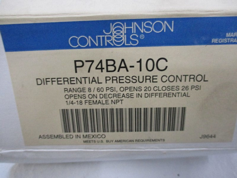 JOHNSON CONTROLS P74BA-10C NSMP