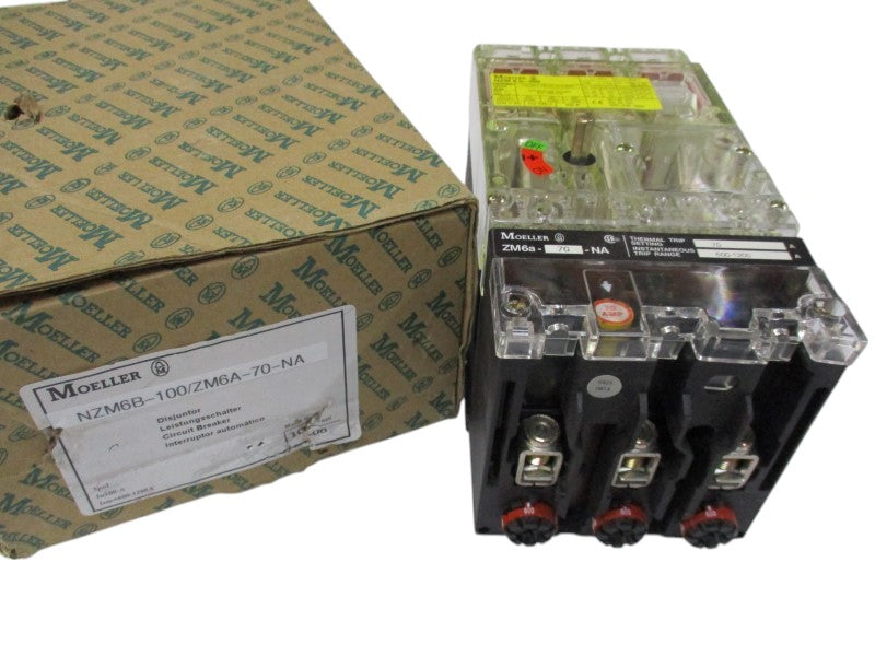 KLOCKNER MOELLER NZM6B-100/ZM6A-70NA 100A 600VAC NSMP