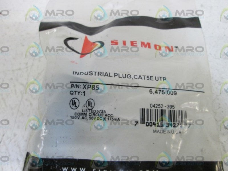 SIEMON INDUSTRIAL PLUG XP85  NSMP