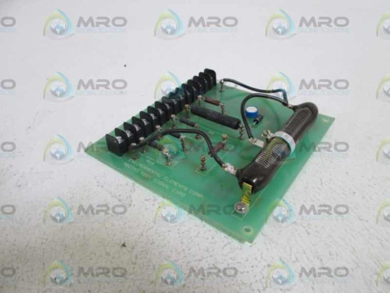 ENVIRONMENTAL ELEMENTS CORP. SIGNAL CARD PB0793  NSNP