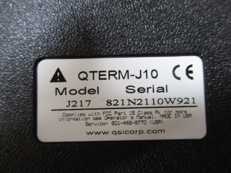 VIDEOJET QTERM-J10 NSMP