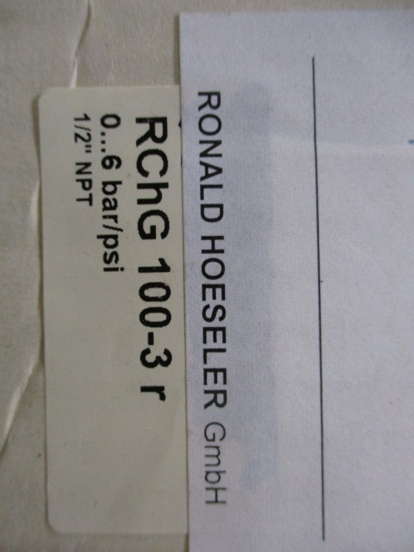 GAUGE RCHG100-3R 1/2" NSMP