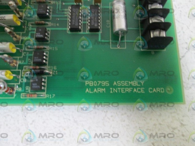 ENVIRONMENTAL ELEMENTS CORP. ALARM INTERFACE CARD PB0795  NSNP