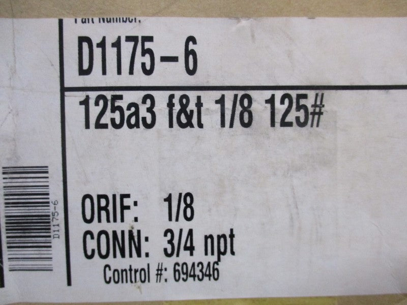 ARMSTRONG D1175-6 125-A3 175PSI 1/8" NSMP