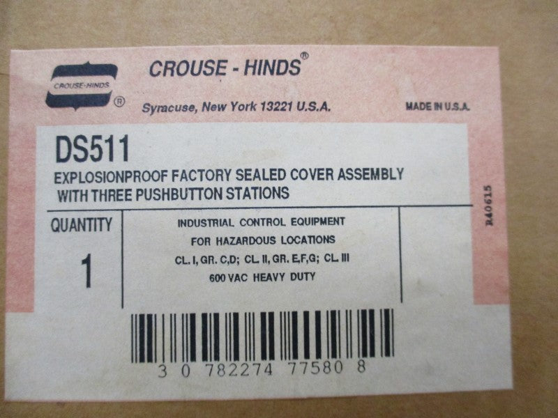 CROUSE-HINDS DS511 NSMP
