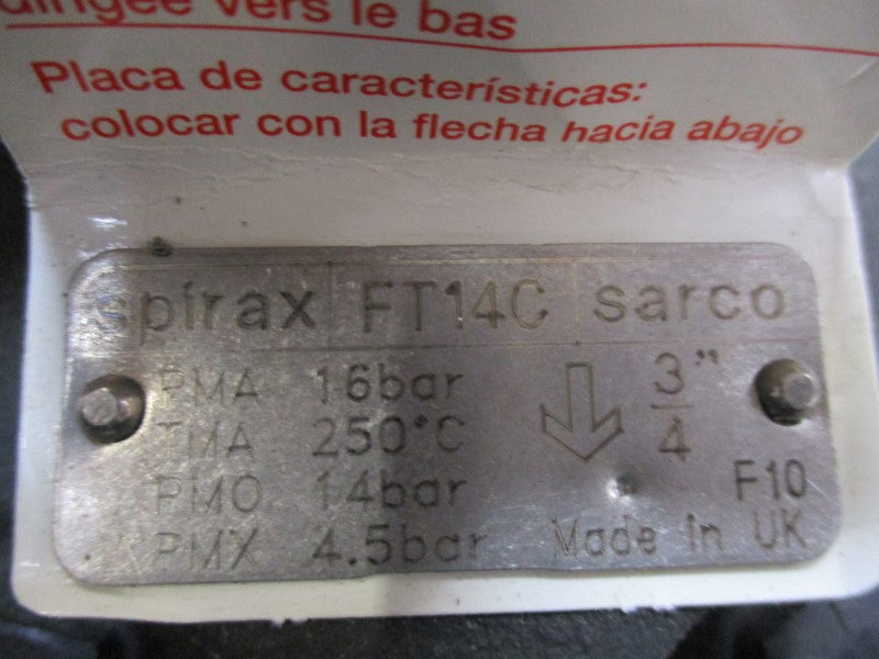SPIRAX SARCO FT14C NSMP