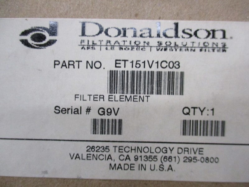 DONALDSON ET151V1C03 NSMP