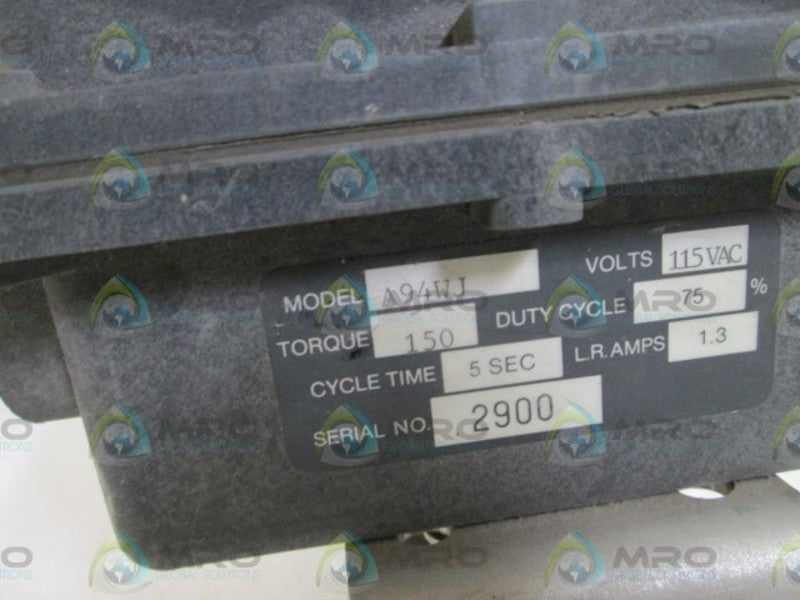 ASHI ELECTRIC VALVE ACTUATOR A94WJ  NSNP