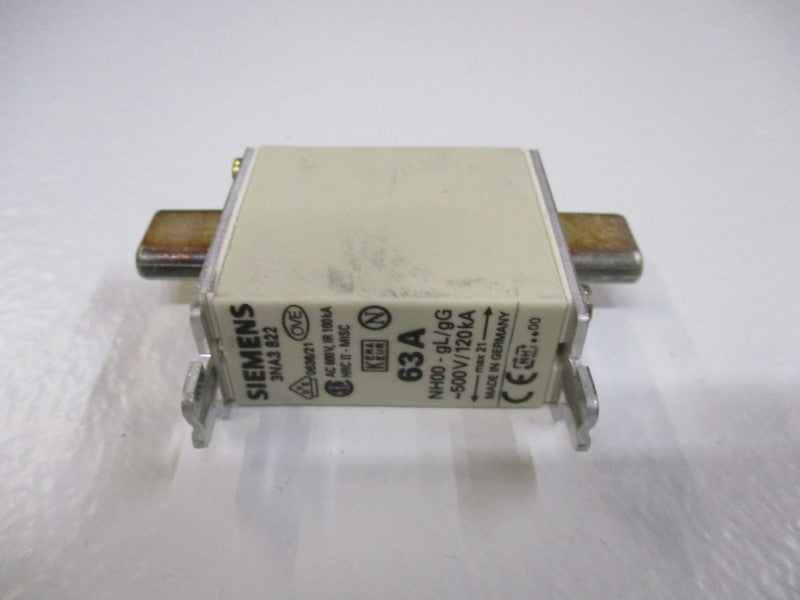 SIEMENS 3NA3822 600VAC 63A NSNP
