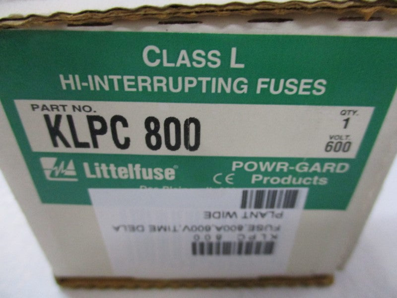 LITTELFUSE KLPC800 600VAC 800A NSMP