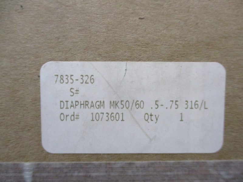 DIAPHRAGM 7835-326 NSMP